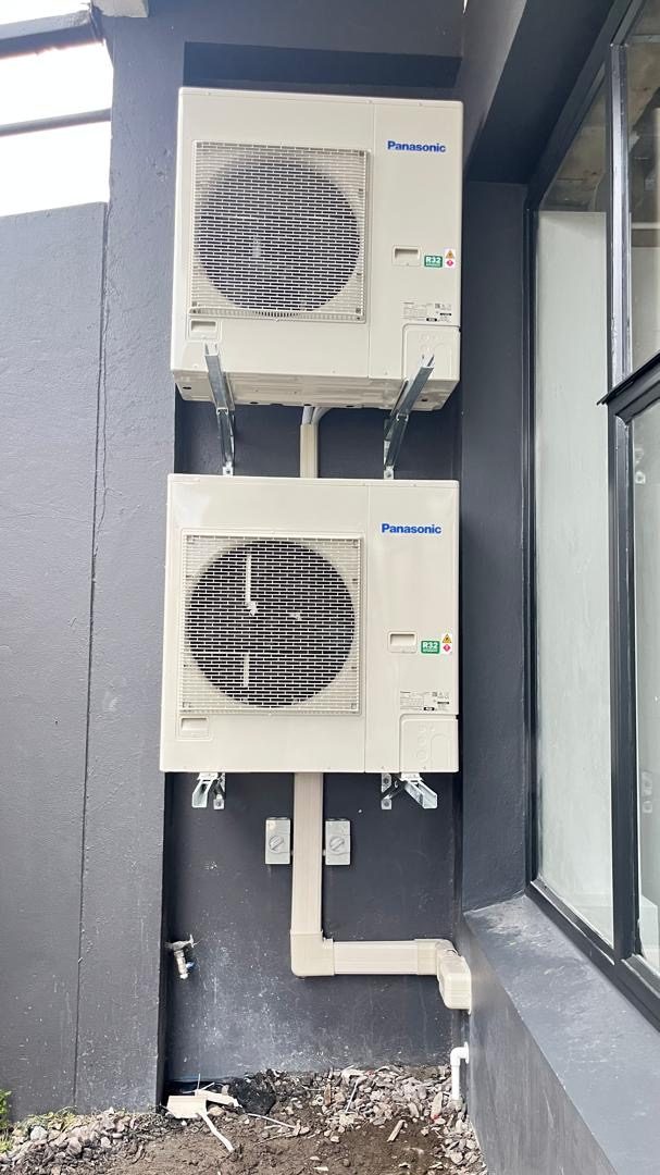 Twin Panasonic Outdoor Condensers