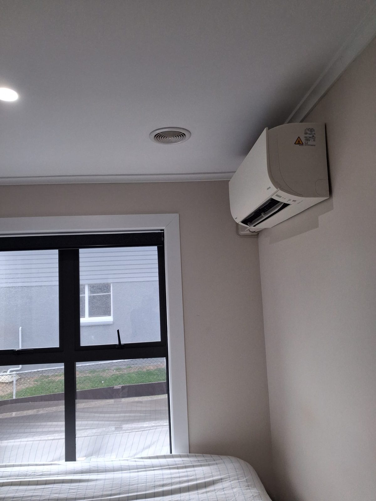 Indoor Heat Pump Above Window